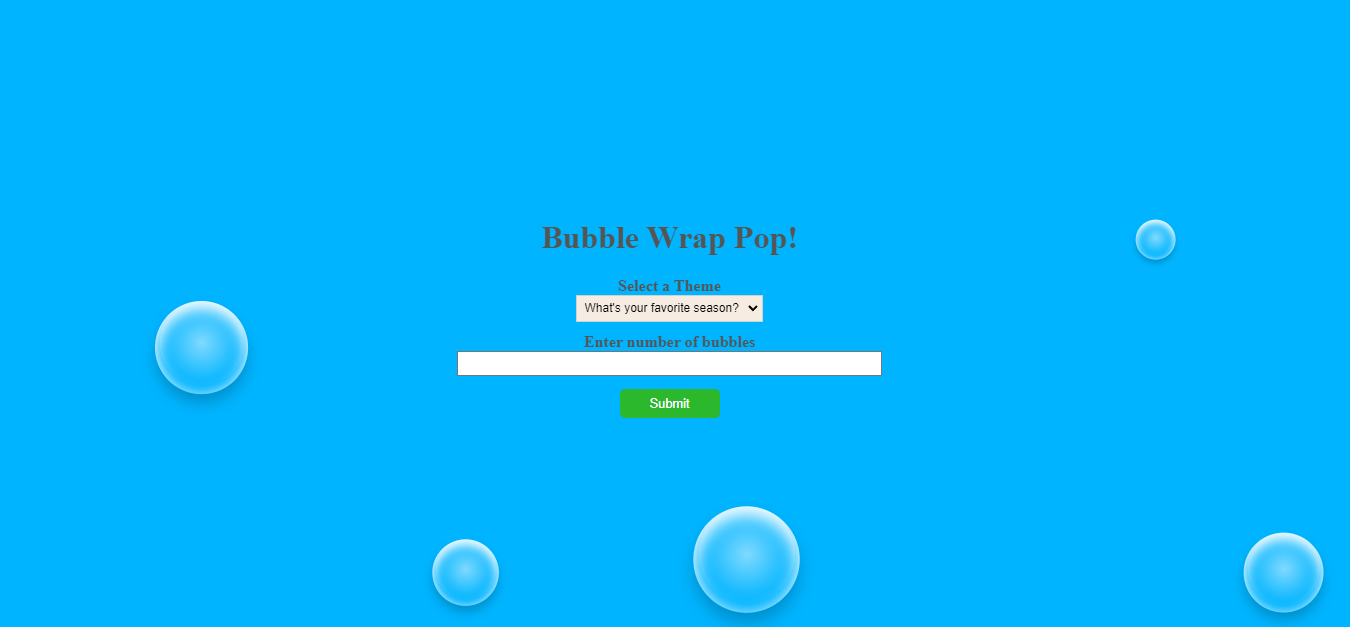 bubble wrap pop